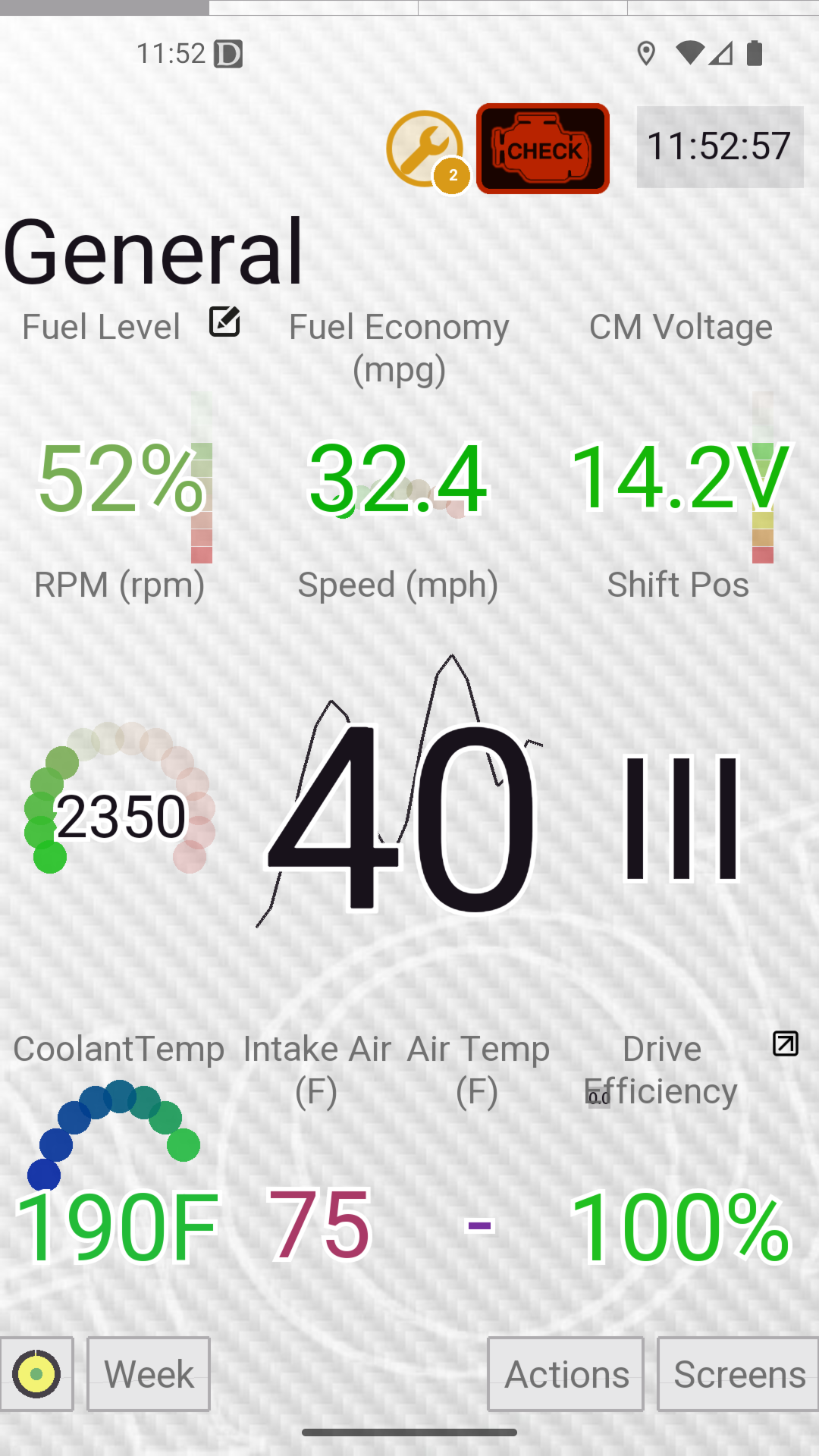 HobDrive main screen on Android